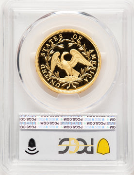 2024-(W) Gold 230th Anniversary Flowing Hair Blue Gradient PCGS PR70
