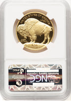 2012-W Proof Gold Buffalo 1 oz ER Blue NGC PF70