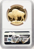 2018-W Proof Gold Buffalo 1 oz FR Bison Label NGC PF70