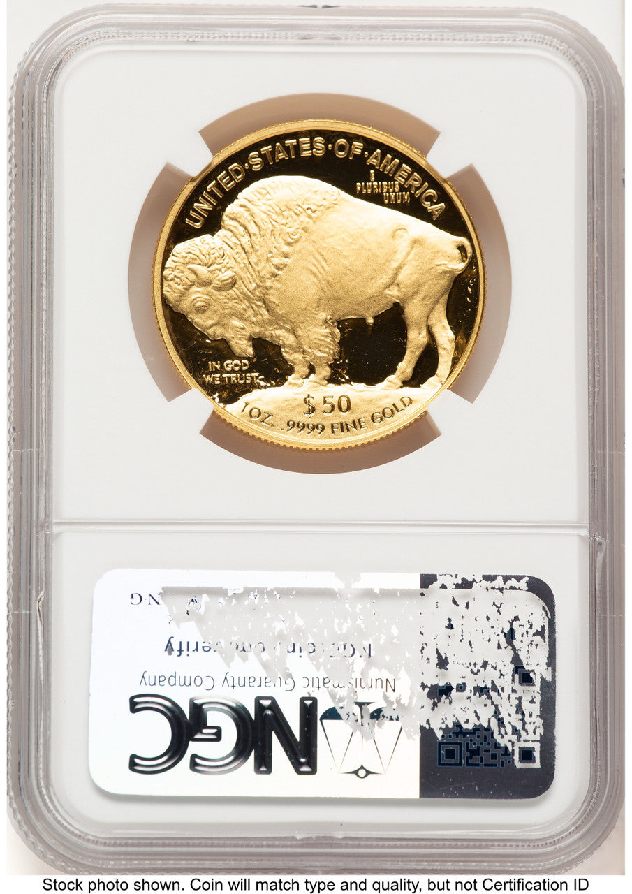 2022-W Proof Gold Buffalo 1 oz Brown Label NGC PF70