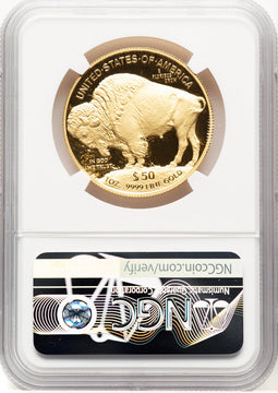 2021-W Proof Gold Buffalo 1 oz FR Theodore Roosevelt NGC PF70