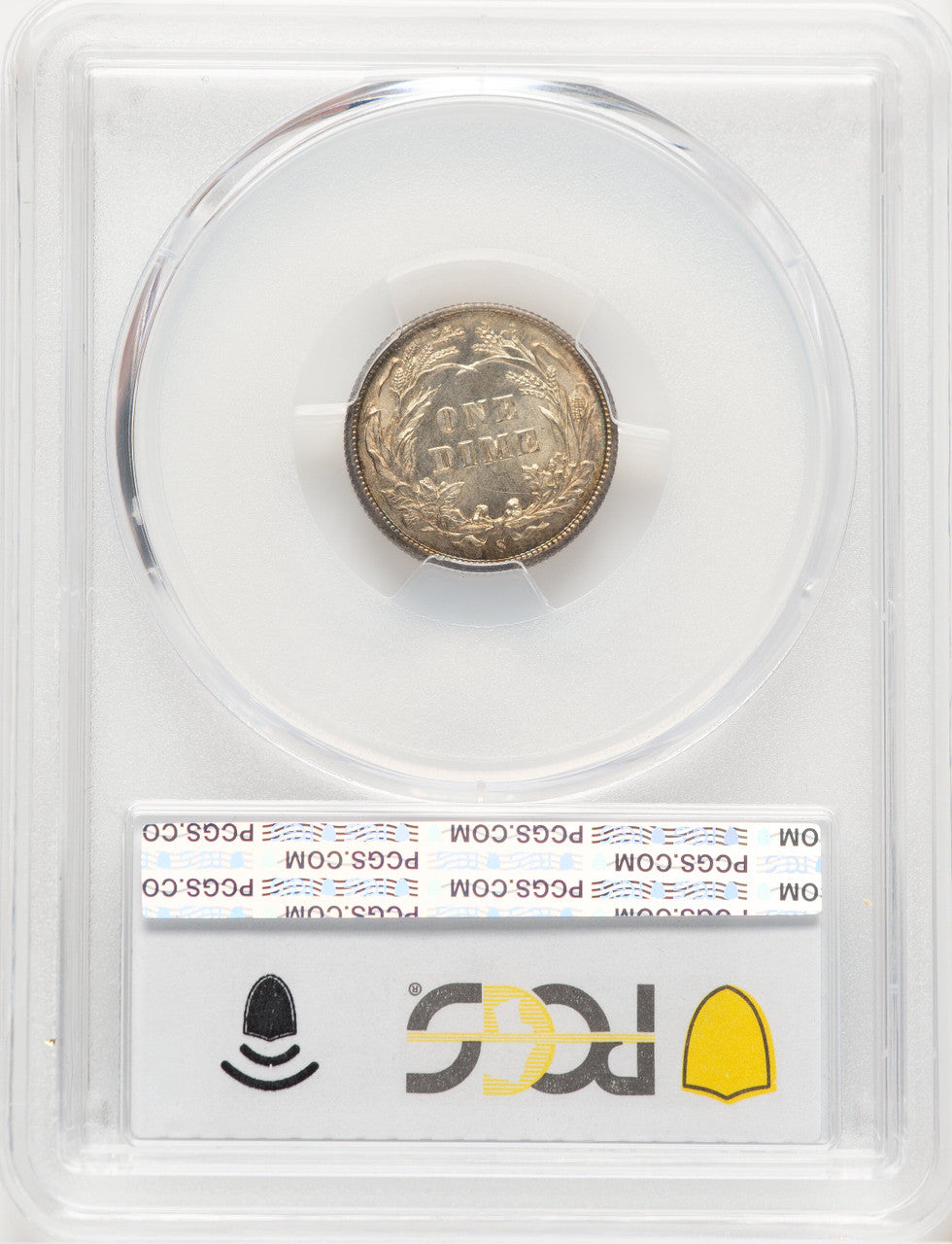 1892-S 10C Barber Dime PCGS MS65