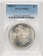 1889-S Morgan Dollar PCGS MS63 (779070019)