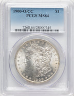 1900-O/CC Morgan Dollar PCGS MS64 (779070026)