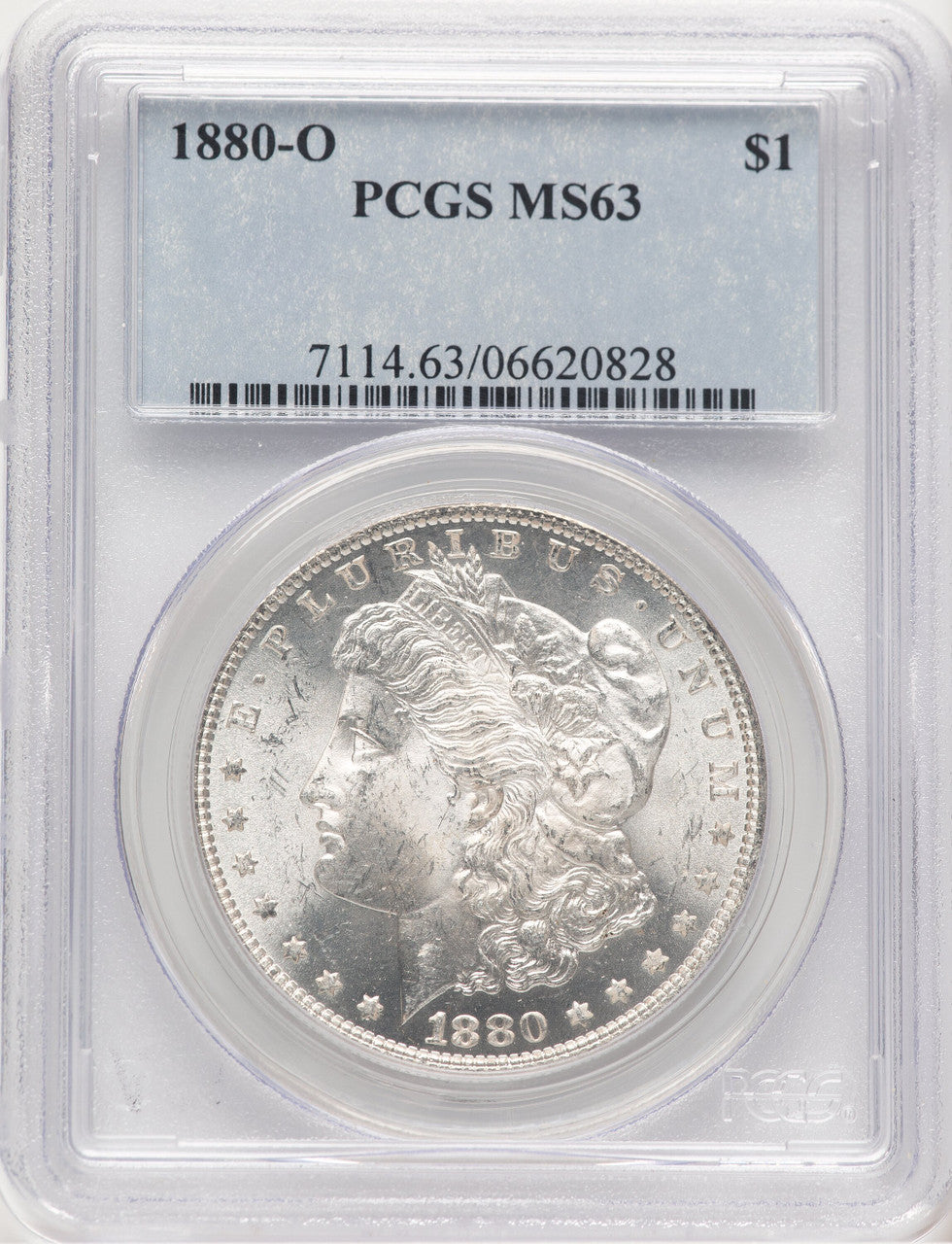 1880-O Morgan Dollar PCGS MS63 (779071008)