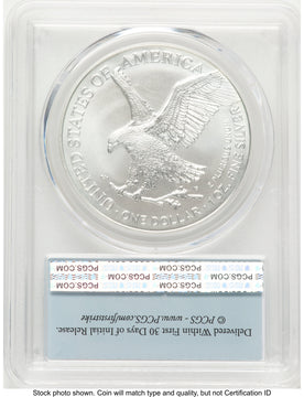 2024-(W) Silver Eagle FS Flag PCGS MS70