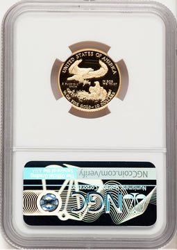 2021-W Type 1 Proof Gold Eagle 1/4 oz NGC MS70 Ed Moy