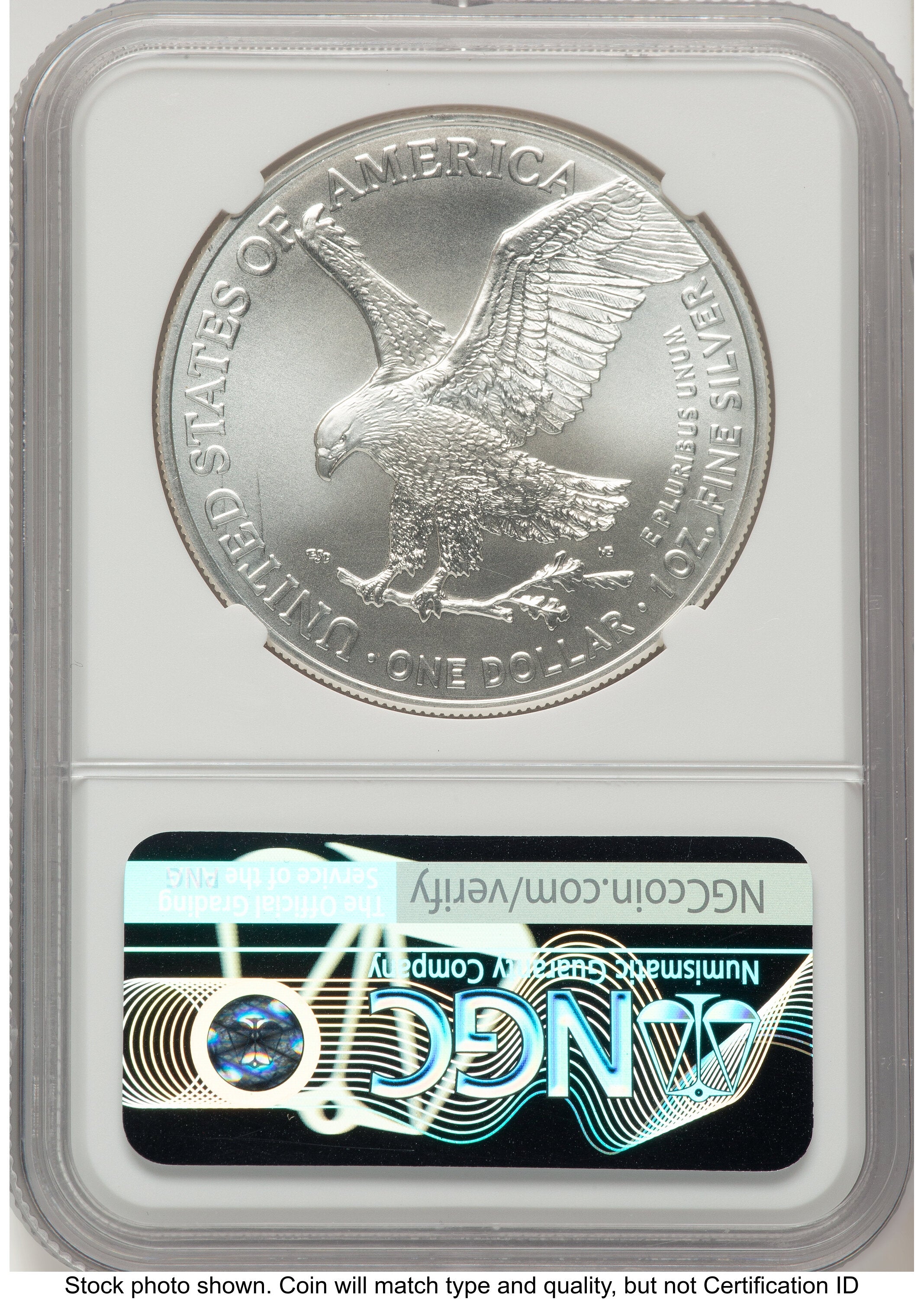 2021 Silver Eagle Type 2 Premier Select Series First Day of Production NGC MS70
