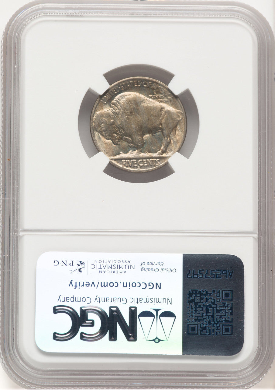 1925-S 5C Buffalo Nickel NGC MS64