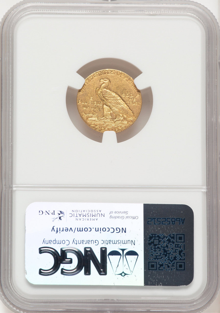 1911-D $2.50 Indian Quarter Eagle NGC MS61 (779153001)