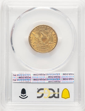 1892-CC $5 Liberty Half Eagle PCGS MS62 (779159001)