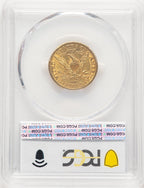 1892-CC $5 Liberty Half Eagle PCGS MS62 (779159001)