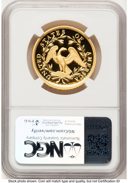 2024-(W) Gold 230th Anniversary Flowing Hair Medal FDI Flowing Hair Label NGC PF70