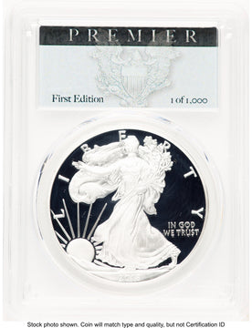 2018-S Proof Silver Eagle Limited Edition Proof Set 1 oz Premier Label PCGS PR70
