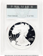 2020-W Proof Silver Eagle 1 oz Premier Label PCGS PR70