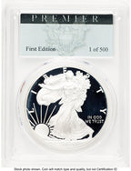 2020-S Proof Silver Eagle 1 oz Premier Label PCGS PR70