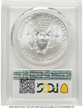 2019-W Burnished Silver Eagle 1 oz Premier Label PCGS MS70