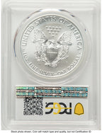 2019-W Burnished Silver Eagle 1 oz Premier Label PCGS MS70