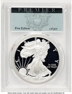 2019-W Proof Silver Eagle 1 oz Premier Label PCGS PR70
