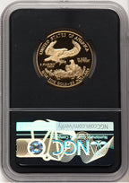 1999-W Proof Gold Eagle 1/2 oz Anna Cabral Prestige Treasurer Series NGC PF70