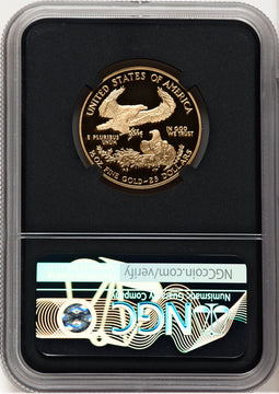2004-W Proof Gold Eagle 1/2 oz Anna Cabral Prestige Treasurer Series NGC MS70