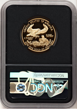 2007-W Proof Gold Eagle 1/2 oz Anna Cabral Prestige Treasurer Series NGC PF70