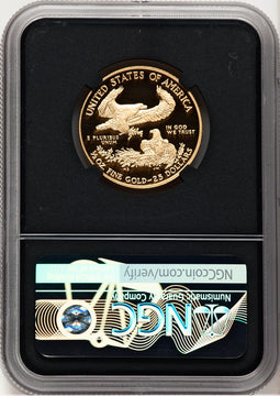 2013-W Proof Gold Eagle 1/2 oz Anna Cabral Prestige Treasurer Series NGC PF70