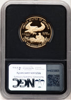 2020-W Proof Gold Eagle 1/2 oz ER Anna Cabral Prestige Treasurer Series NGC PF70