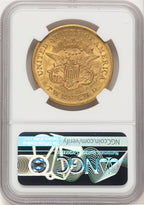 1861 $20 CAC Liberty Double Eagle NGC AU58 (779239005)