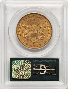 1855-S $20 Liberty Double Eagle PCGS XF40