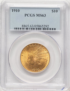 1910 $10 Indian Eagle PCGS MS63 (779247057)