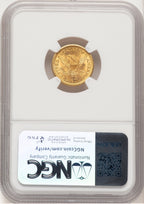 1904 $2.50 Brown Label Liberty Quarter Eagle NGC MS67