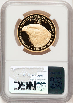 2023-W Proof Gold Eagle 1 oz FDI West Point Star Label NGC MS70