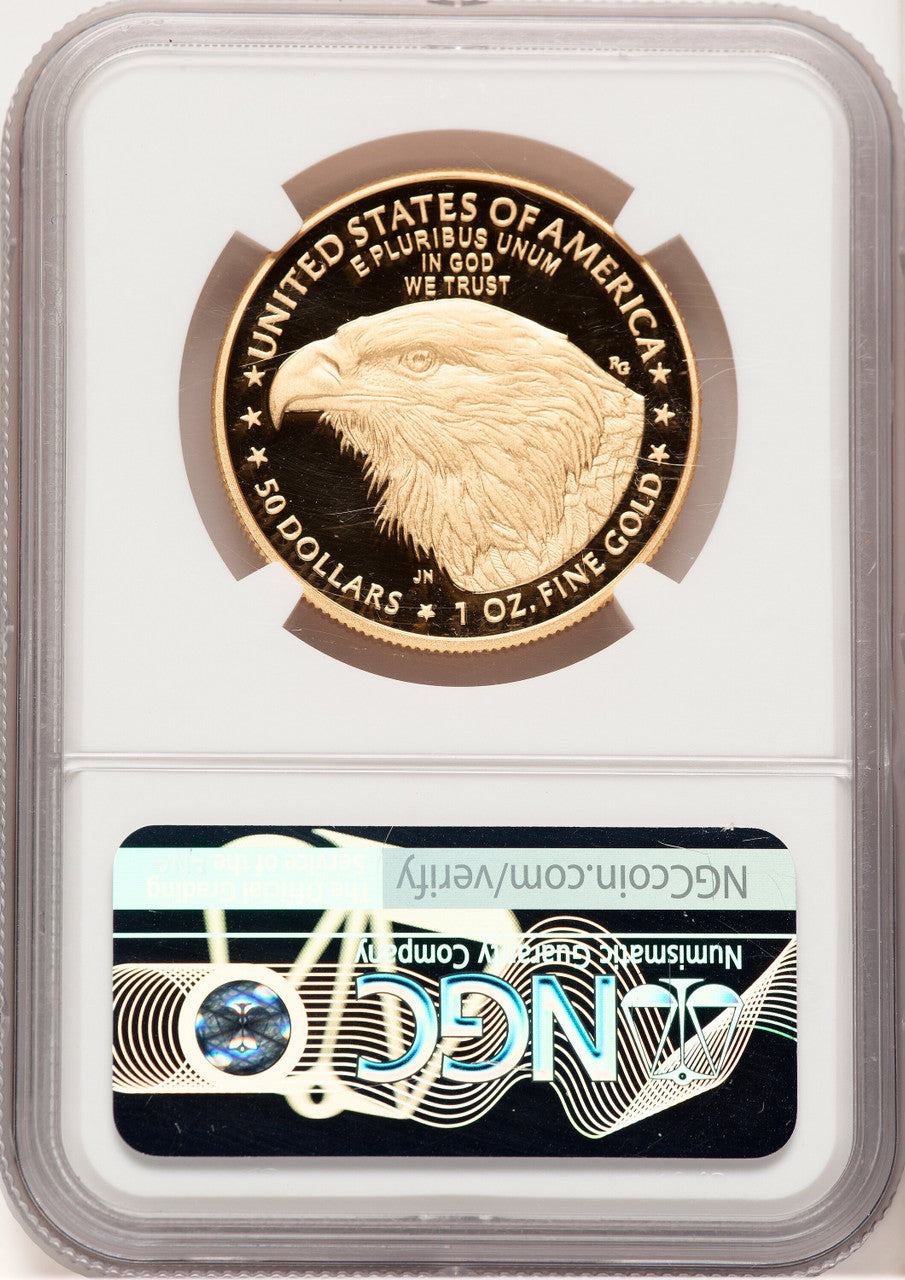 2023-W Proof Gold Eagle 1 oz NGC PF70 Ed Moy