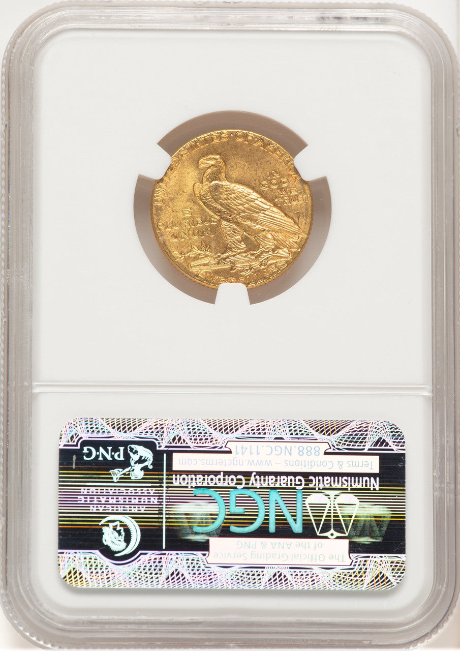 1913 $5 Indian Half Eagle NGC MS63 (779276031)