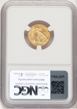 1911 $2.50 Indian Quarter Eagle NGC MS62 (779282010)