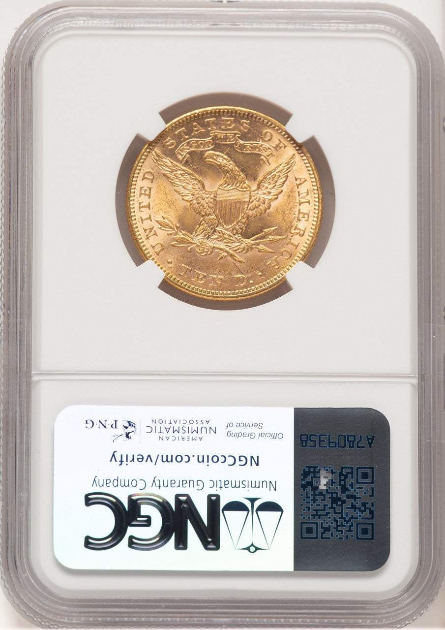 1891 $10 Liberty Eagle NGC MS62