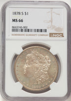 1878-S Morgan Dollar NGC MS66