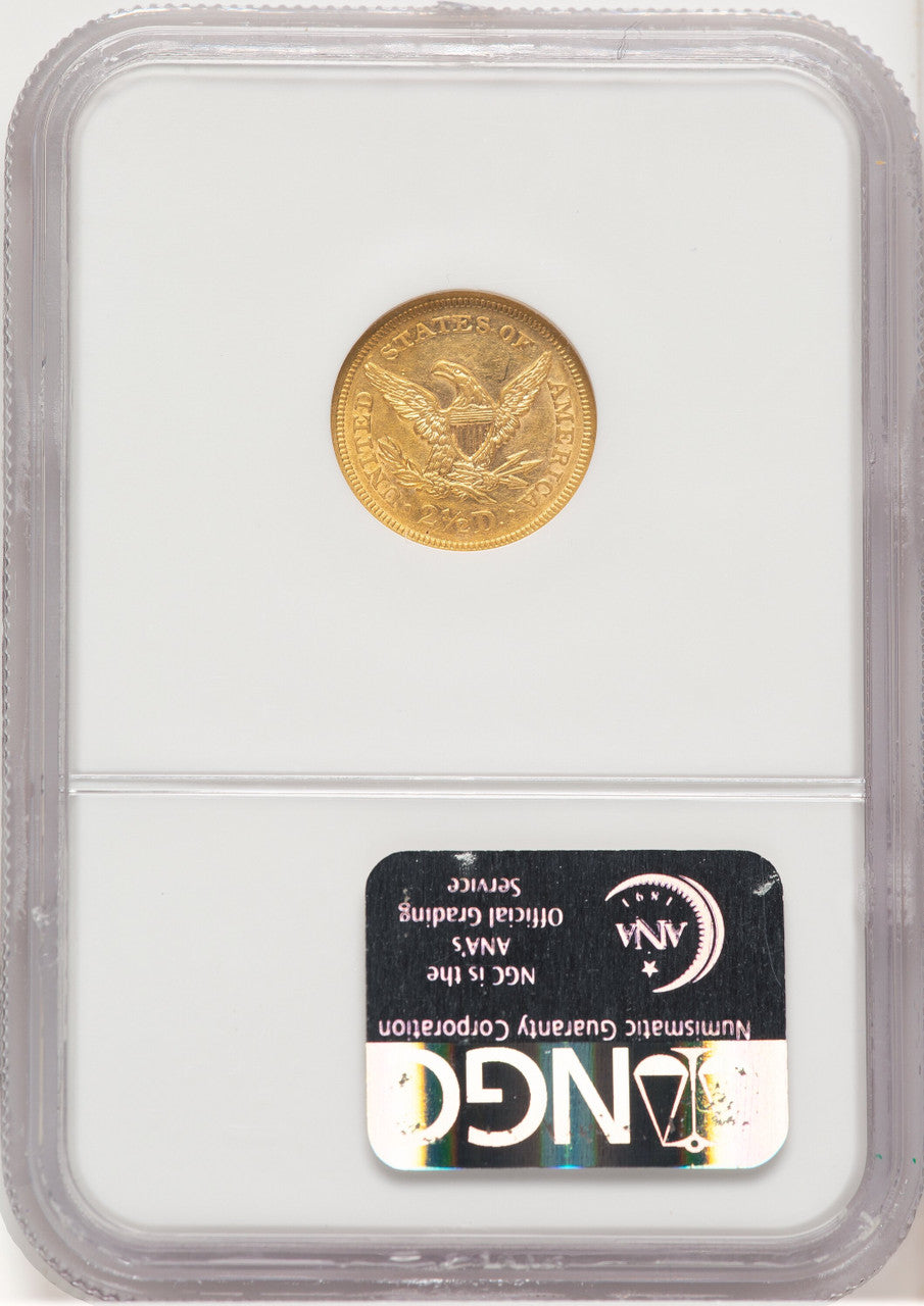 1854 $2.50 Liberty Quarter Eagle NGC AU58 (779362030)