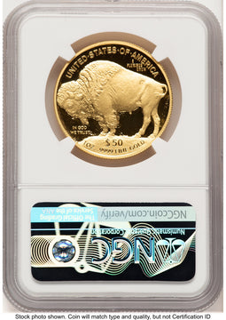2018-W Proof Gold Buffalo 1 oz John NGC PF70 Mercanti