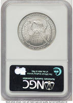 2007-W Burnished Platinum Eagle 1 oz ER Blue NGC MS70