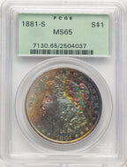1881-S Morgan Dollar PCGS MS65 (779397006)