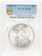 1897-S Morgan Dollar PCGS MS66 (779397007)