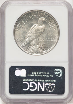 1921 Peace Dollar NGC MS64 (779406018)