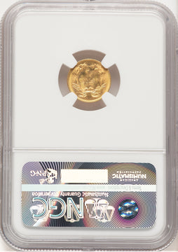 1874 G$1 Gold Dollar NGC MS64