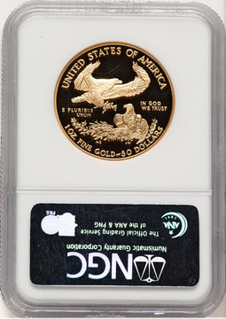 2007-W Proof Gold Eagle 1 oz Brown Label NGC PF70
