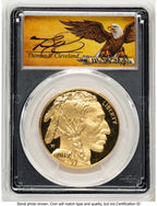2019-W Proof Gold Buffalo 1 oz FDI Thomas Cleveland Scroll PCGS PR70 (779421017)