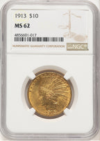 1913 $10 Indian Eagle NGC MS62 (779429016)