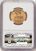 1882-S $10 Liberty Eagle NGC MS62 (779429017)