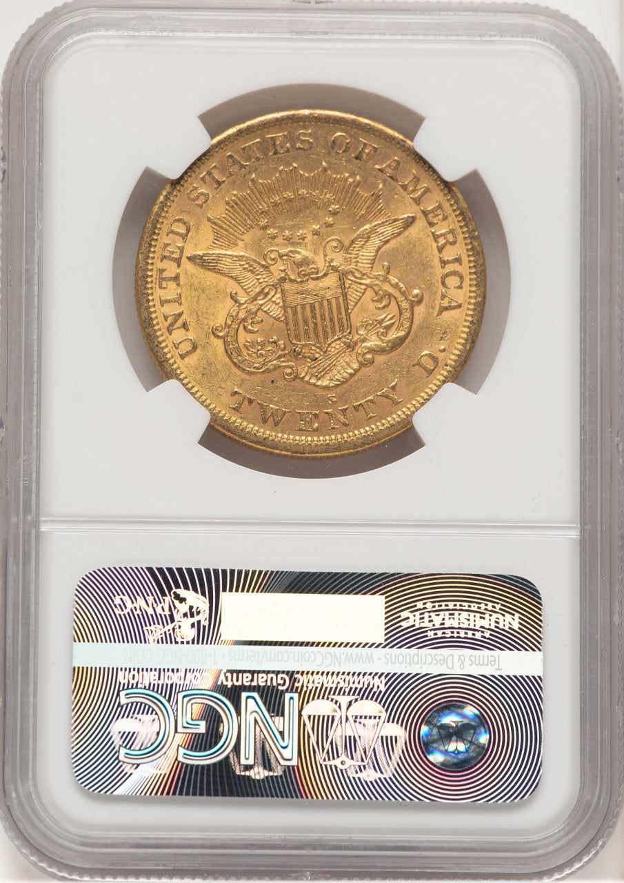 1865-S $20 Liberty Double Eagle NGC AU58 (779464016)